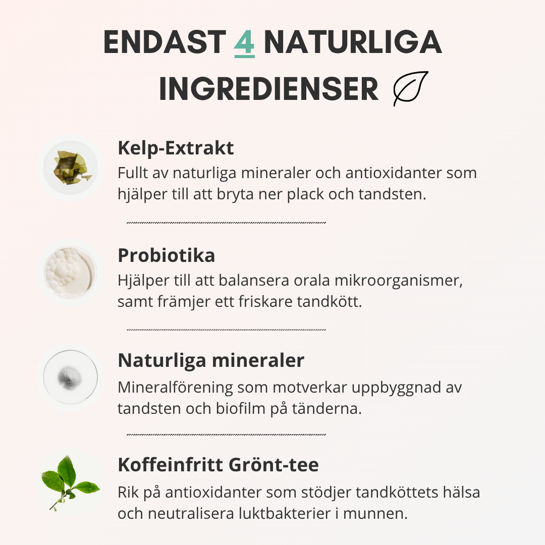 TandBalans Pulvret™ -  För Bättre Munhälsa