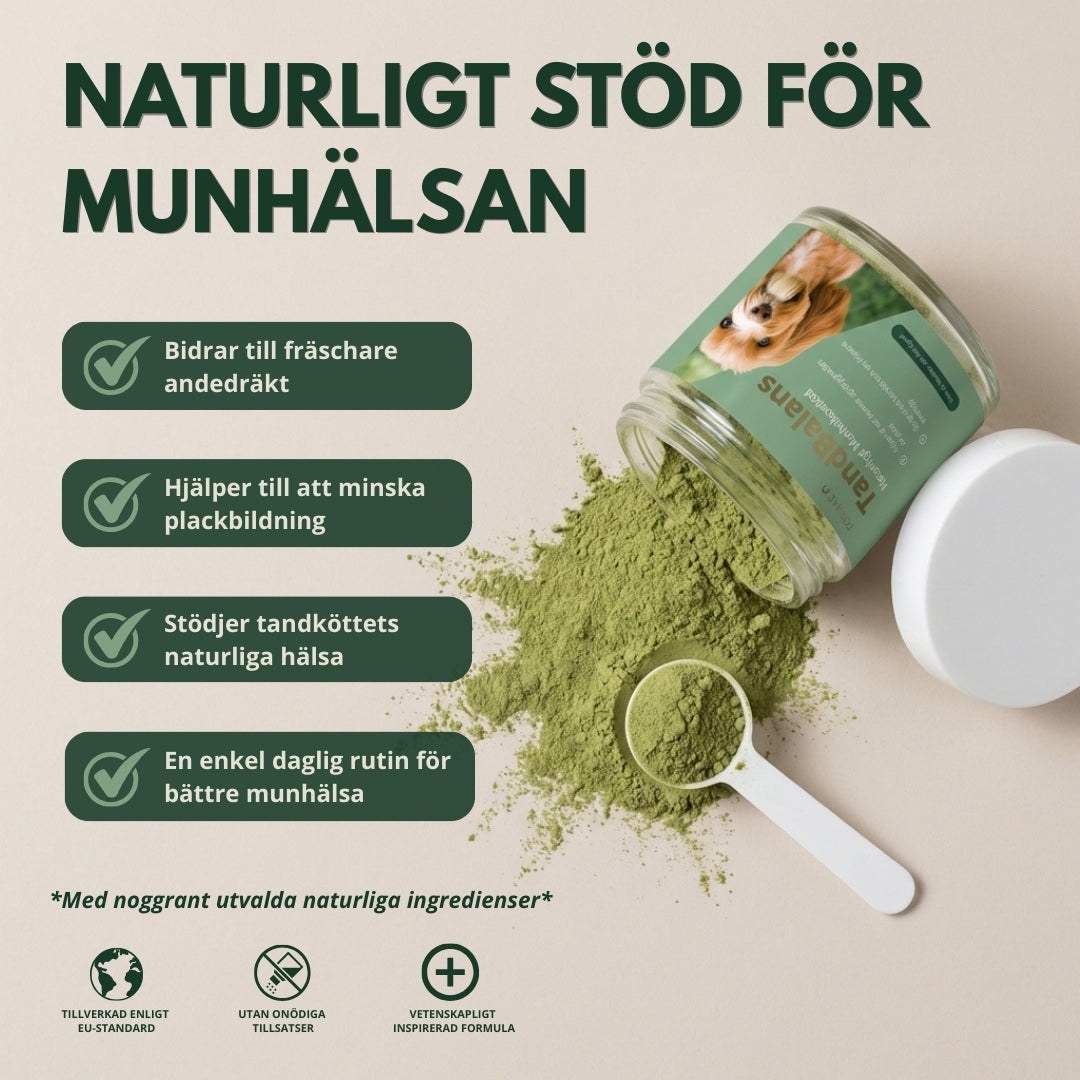 TandBalans™ -  Det naturliga tandstödet moderna hundar saknar