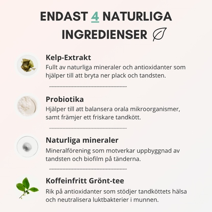 TandBalans Pulvret™ -  För Bättre Munhälsa
